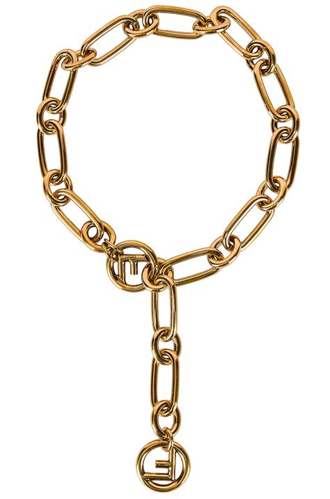 fendi jewelry necklace|is fendi jewelry real gold.